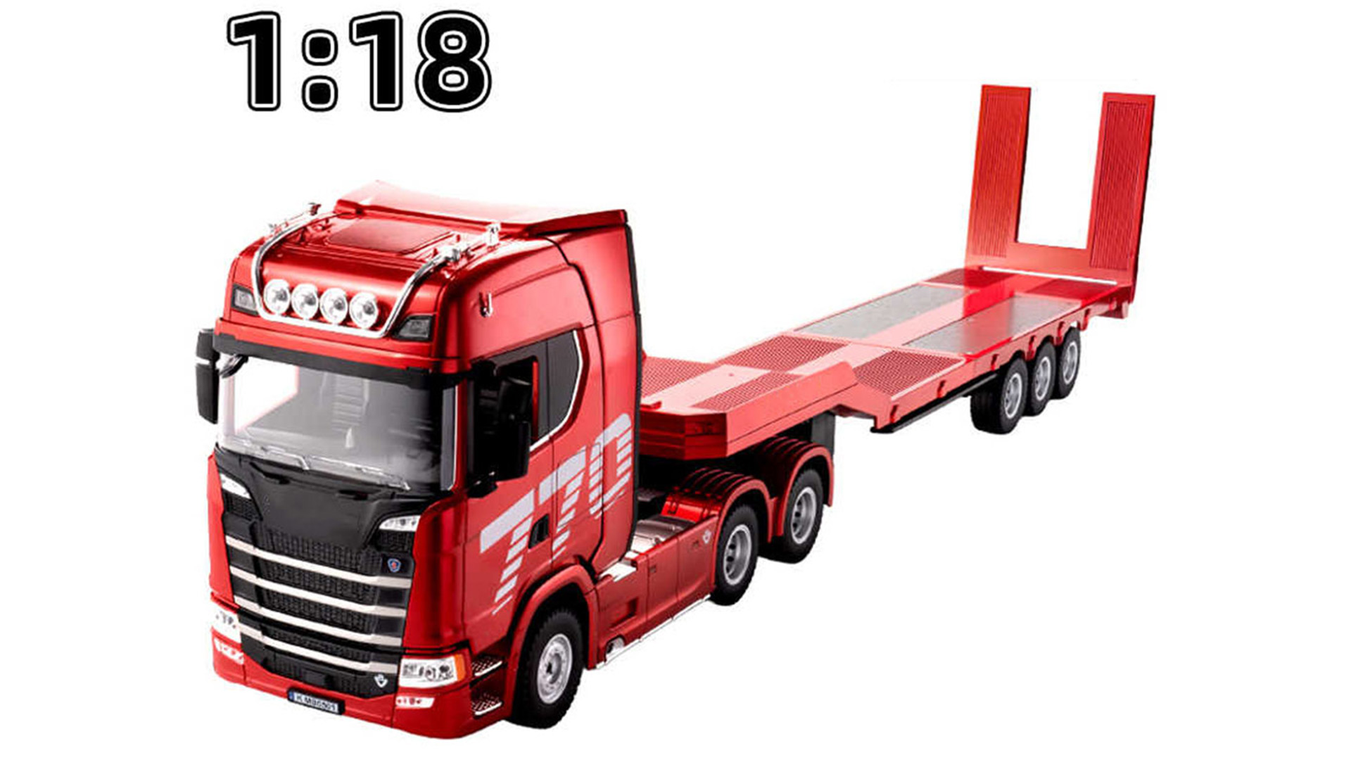 Amazon.co.jp: ラジコン セミトレーラー2.4GHz 1/18 スカニア 770S大型